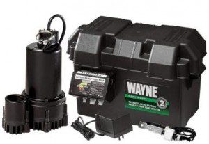 WAYNE ESP25 12 Volt Battery Back-Up Sump Pump System with Audible Alarm